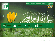 Tablet Screenshot of belgroup.com.pk